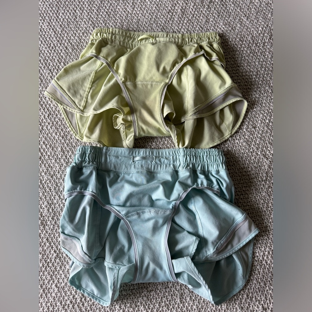 lululemon athletica Yellow and Light Blue Athletic Shorts - Picture 6 of 10